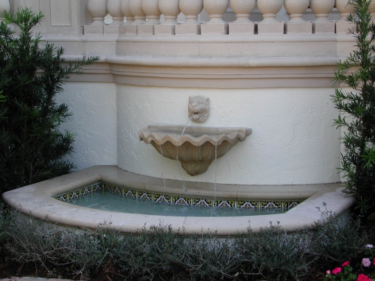 Mizner Park Water Fountain Boca Raton City Downtown